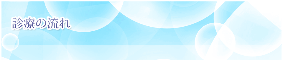 診療の流れ