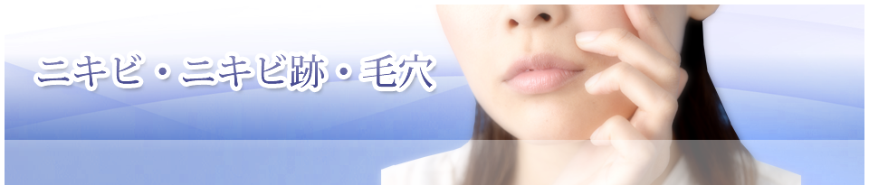 ニキビ・ニキビ跡・毛穴